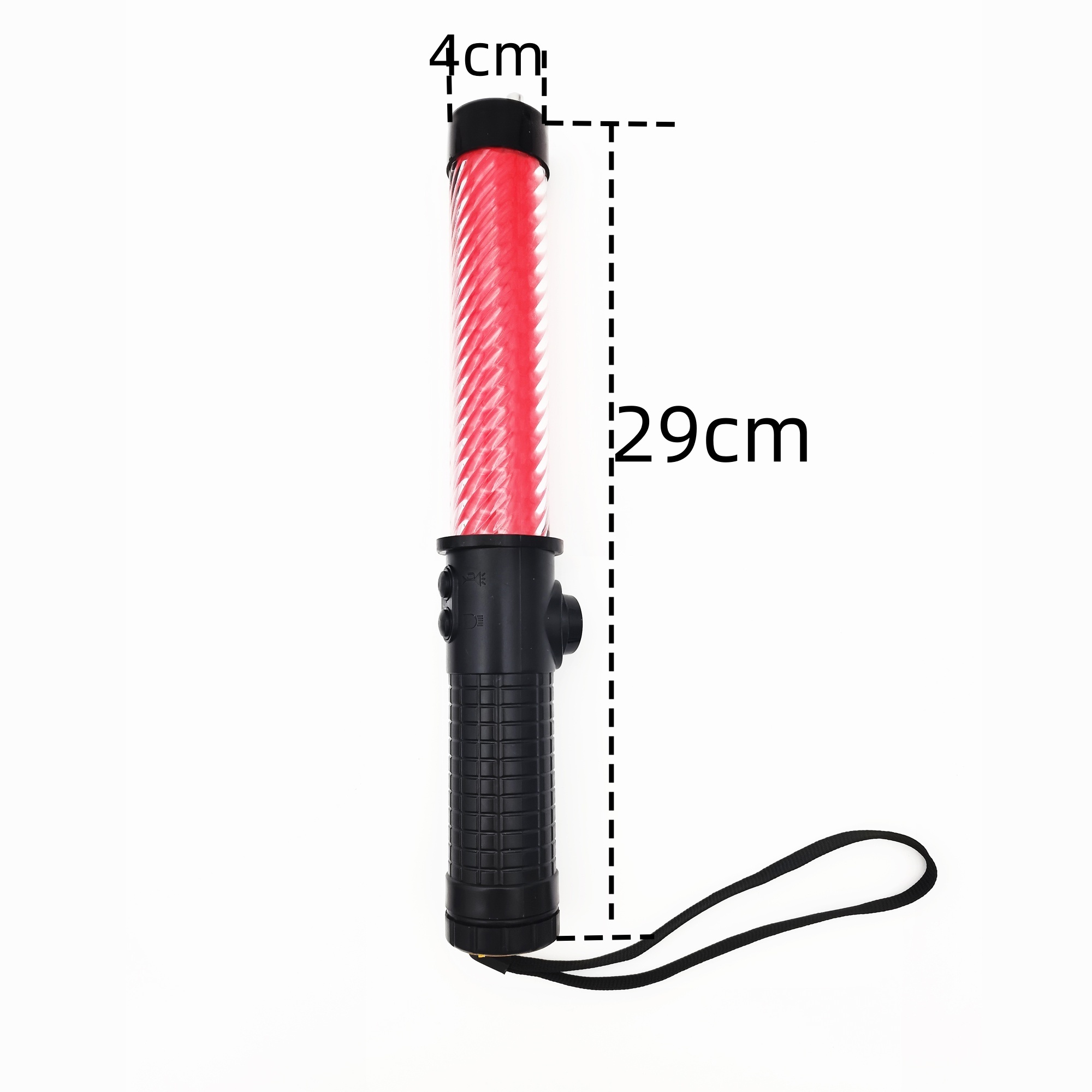 Length 29cm traffic signal baton PC plastic LED flashing lamp waterproof torch light  safety warning signal flashing baton