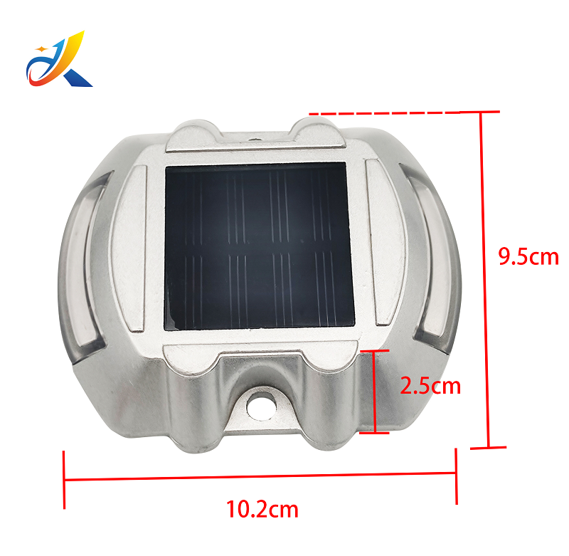 High Light Flash Aluminum Road Stud Solar Power Storage Road Stud