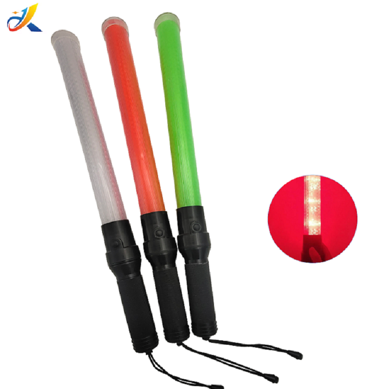 Hot Selling Traffic Signal Baton Rechargeable Wand LED Flashlight Baton