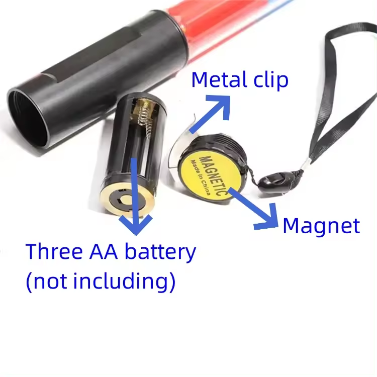 LED Safety Signal Traffic Baton with Flashing Light Product Type Traffic Wand