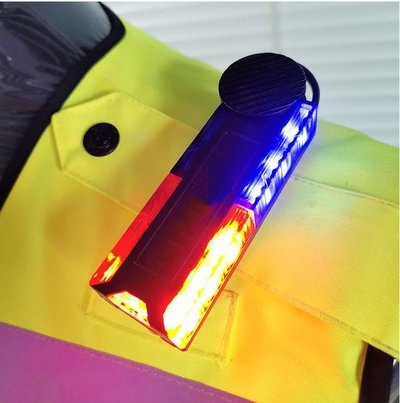 Multi-function Waterproof LED Blinking Light Traffic Flashing Light Guard LED Blinking Shoulder Light