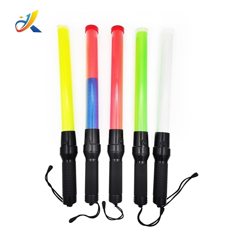 Hot Selling Traffic Signal Baton Rechargeable Wand LED Flashlight Baton