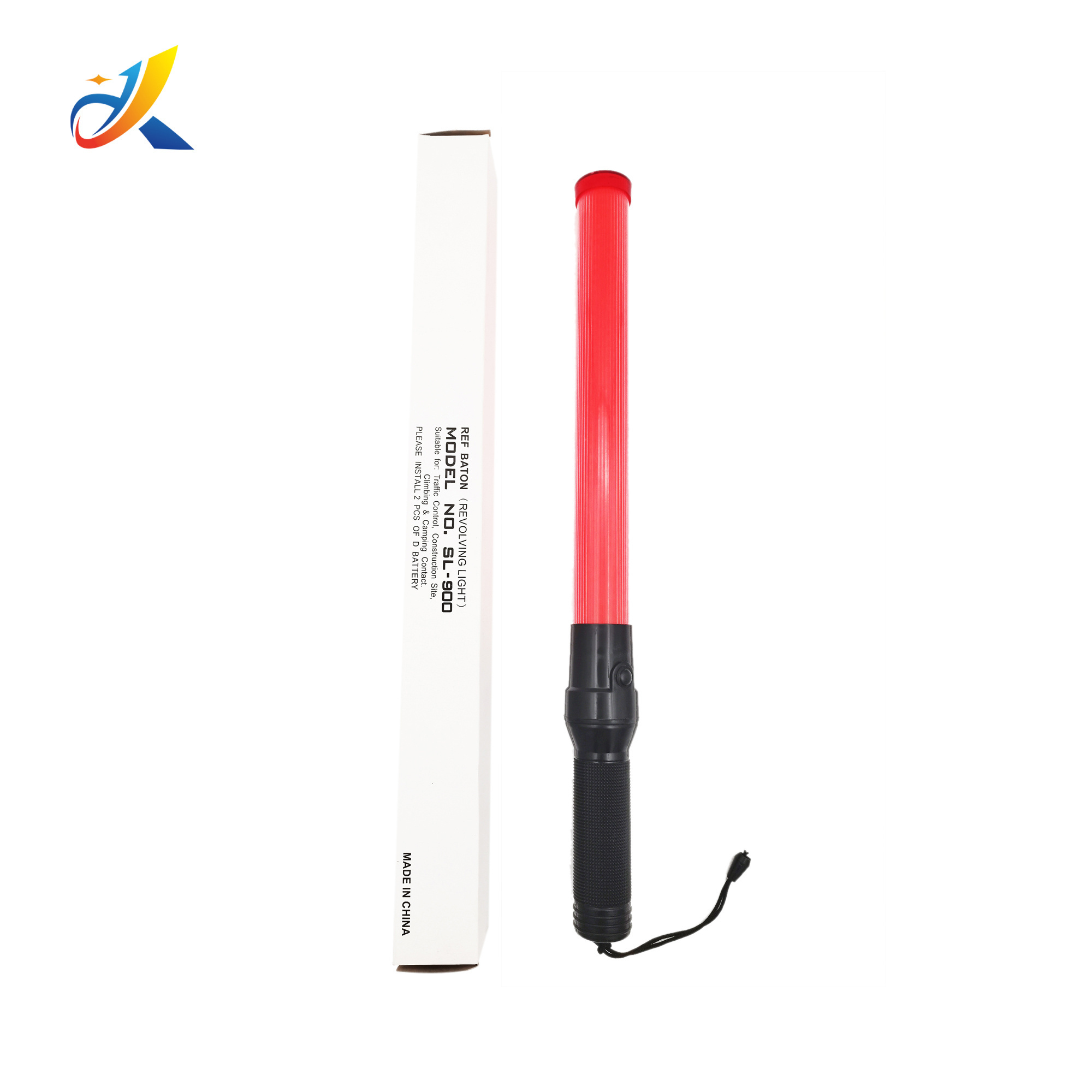 CE Certificate LED Roadway Safety Flashing Light parking guide signal wand flashing strobe traffic baton light