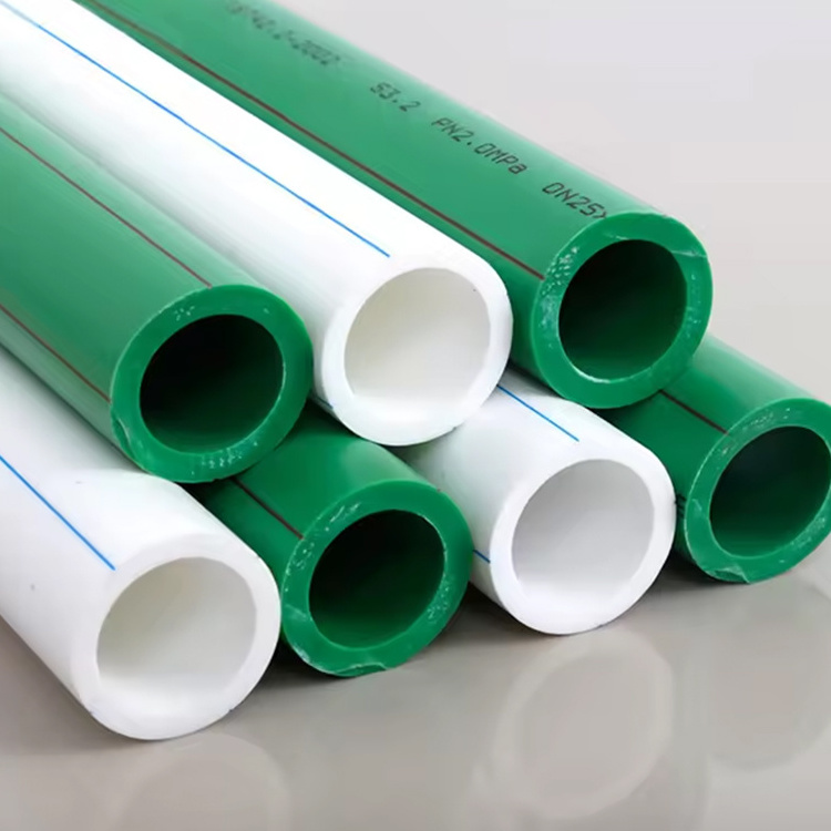 Jingmai New Product China Supply Germany Standard Plastic tubes Green ppr Pipes And Fittings For Hot water PN16