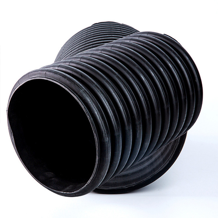 SN8 SN4 400mm 500mm 800mm 1000mm large diameter hdpe double wall corrugated pipe HDPE culvert pipe