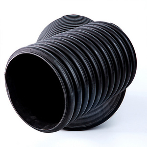 SN8 SN4 400mm 500mm 800mm 1000mm large diameter hdpe double wall corrugated pipe HDPE culvert pipe