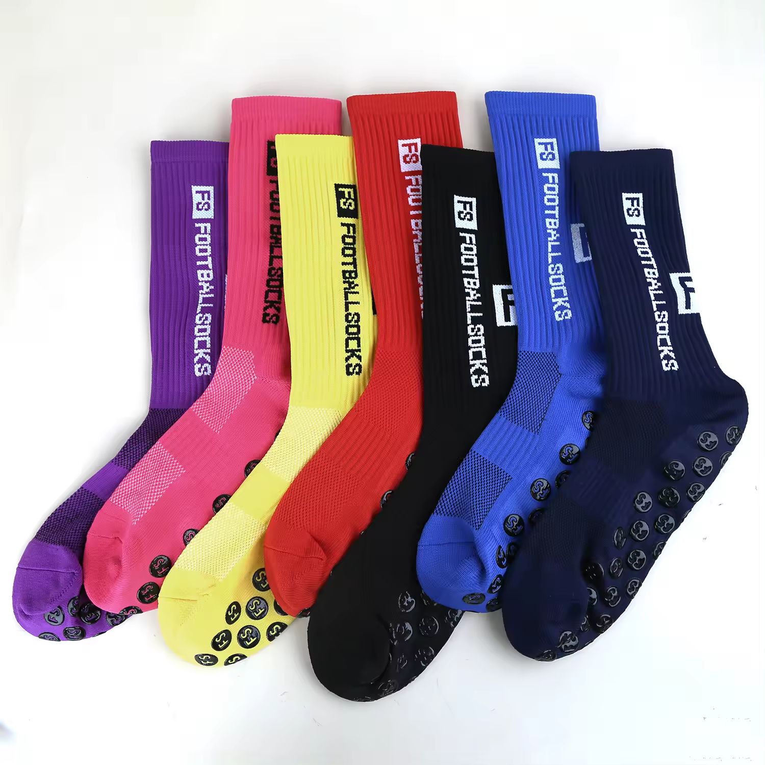 Professional Sports Football Socks Sole Glue Anti Slip Socks Towel Bottoms Thickened Cushioning Men's and Women's Socks