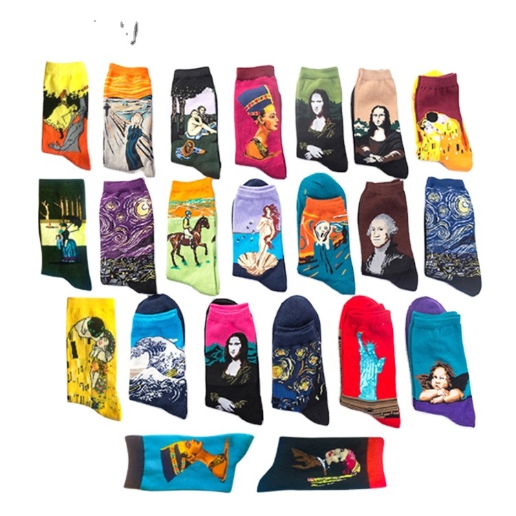 Design Cheap 3D Printed Animal Sublimation Custom Print Socks