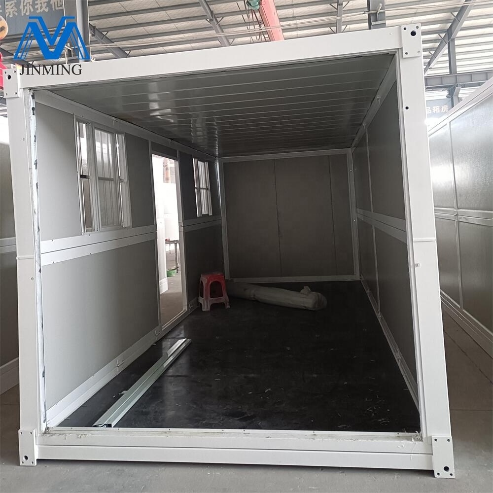 mobile home portable self storage container warehouse prefabricated buildings folding car garage with roller shutter door