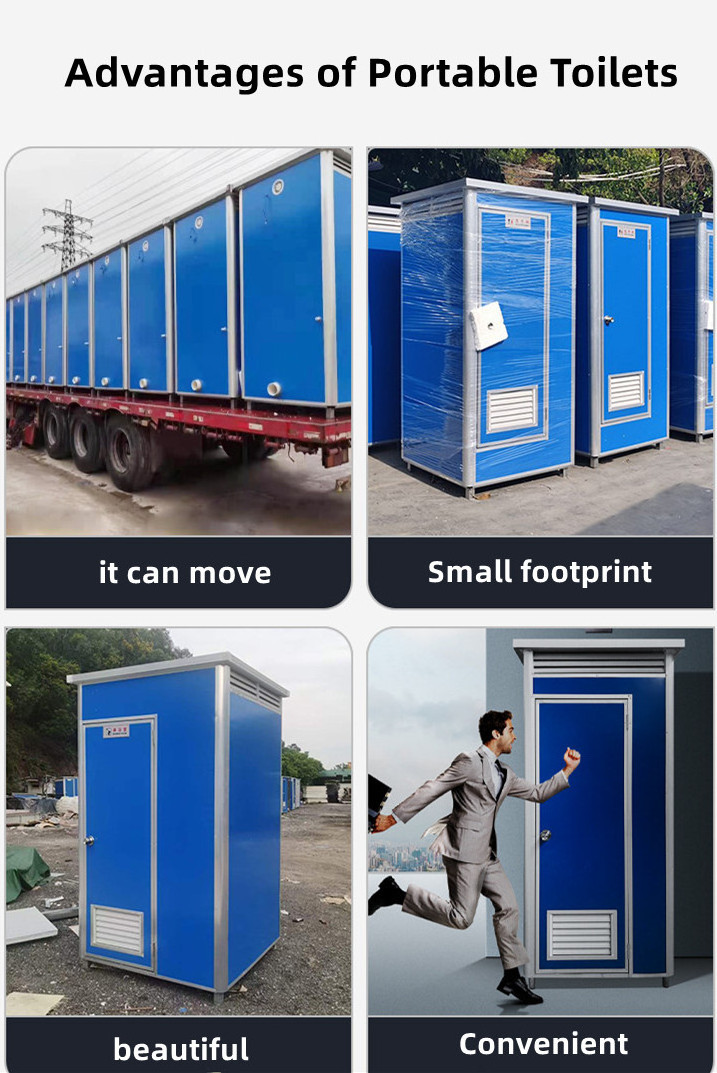 Luxury Plastic Anywhere Asia Outhouse Mobile Portable Toilet