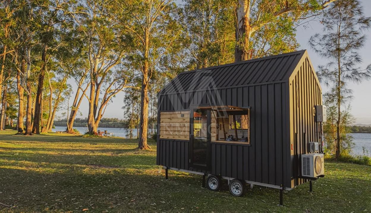 trailer house on wheels For Living Australia Standard prefab small tiny home