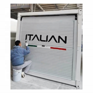 mobile home portable self storage container warehouse prefabricated buildings folding car garage with roller shutter door