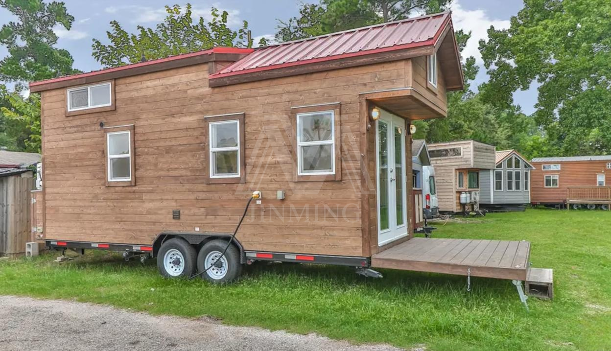 trailer house on wheels For Living Australia Standard prefab small tiny home