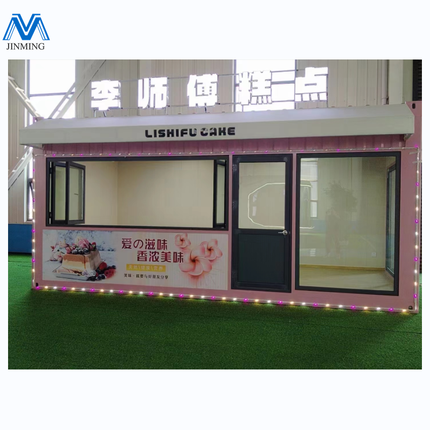 Pop-up container cabin restaurant prefabricated Coffee Shop Restaurant With Kitchen Kiosk Convenience Store