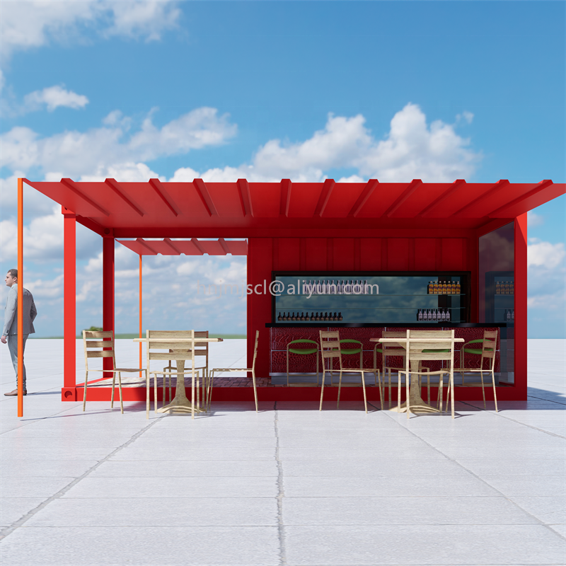 Pop-up Shop Container Ecofriendly Contemporary Cafe Modern JINMING Shipping Container Coffee Shop