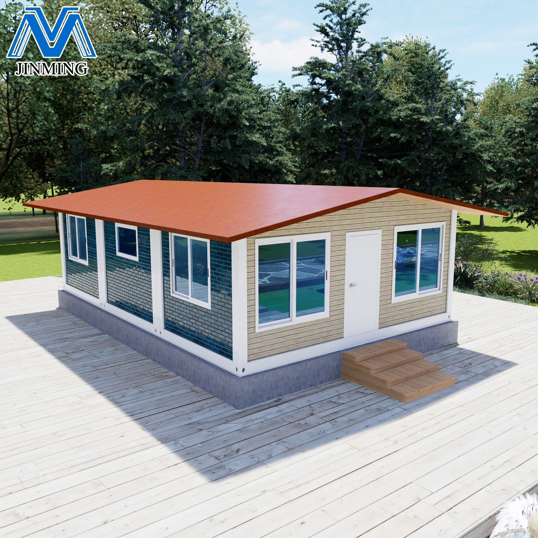 easy assemble modern prefab houses villas kit 3 bedroom cheap detachable container home with bathroom and kitchen