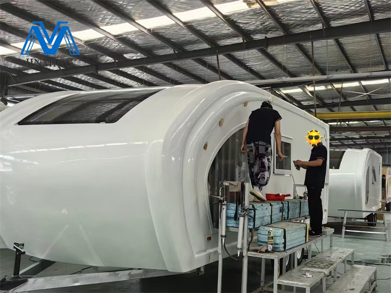 Prefab Trailer on Wheel Living Room tiny house for new zealand