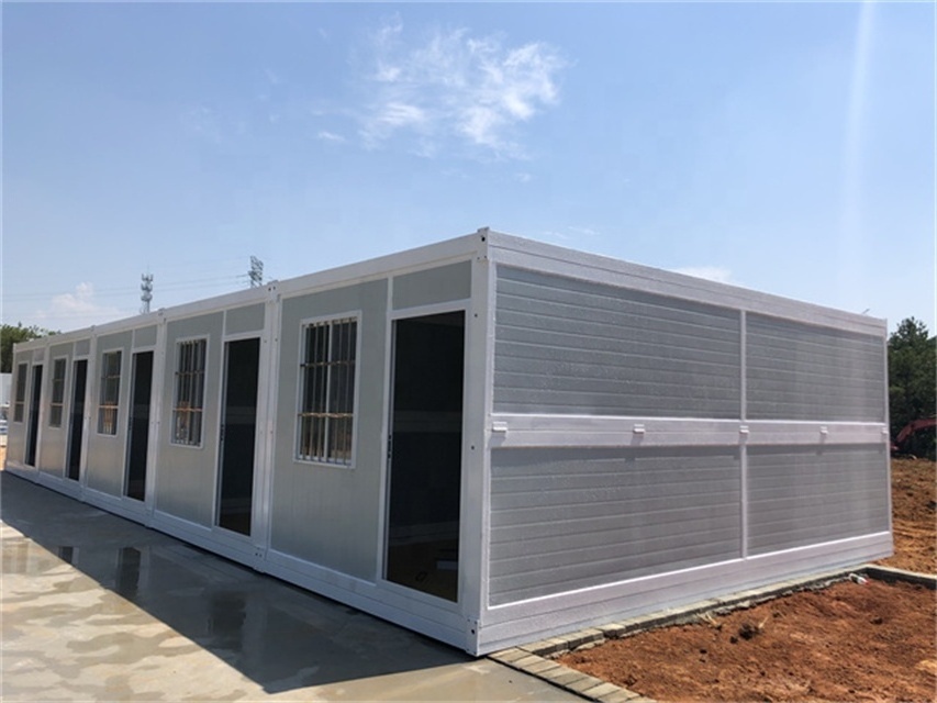 China Folding Container House Fast fold out Flat Pack Prefabricated 20ft 40ft Foldable Portable Modular Tiny Houses Homes Camps