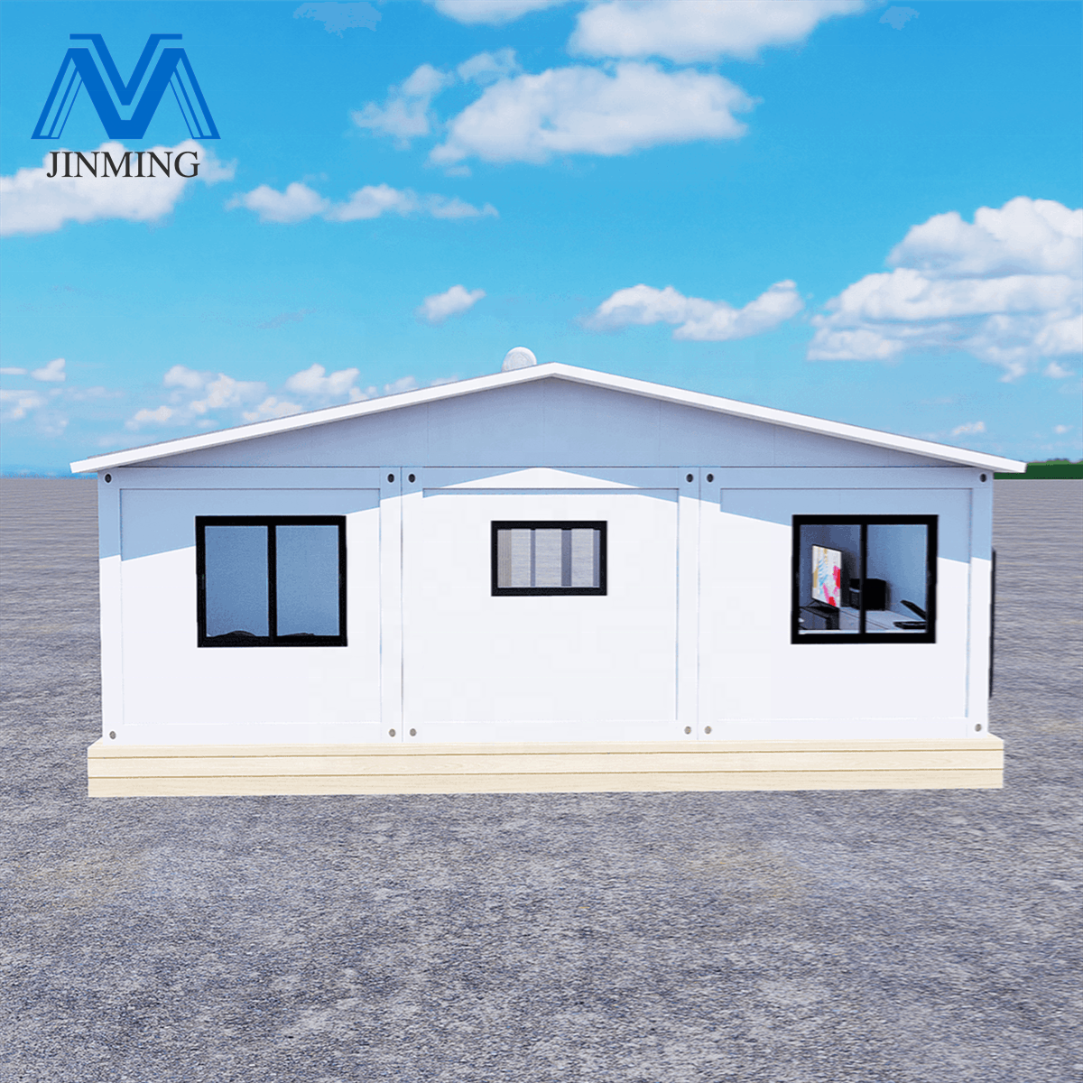 easy assemble Tiny prefab modern Houses flat pack living villa 2 3 bedroom container home with bathroom kitchen solar panels