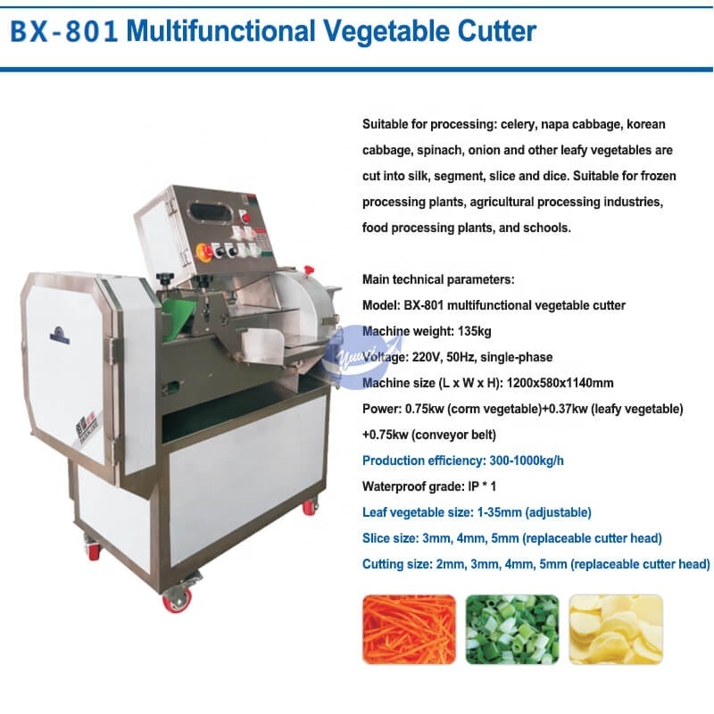 industrial vegetable cutter 300-1000kg/h vegetable slicer chopper potato cutter grinder commercial vegetable chopper