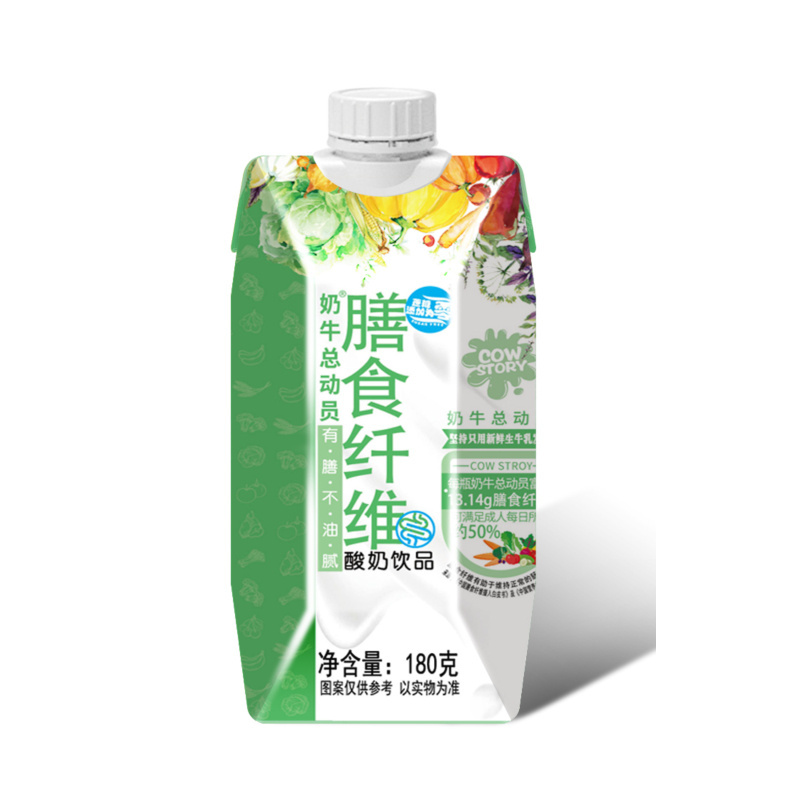 Custom Composite Laminated Cardboard Aseptic Juice Milk Prisma Pack Carton Box Packaging