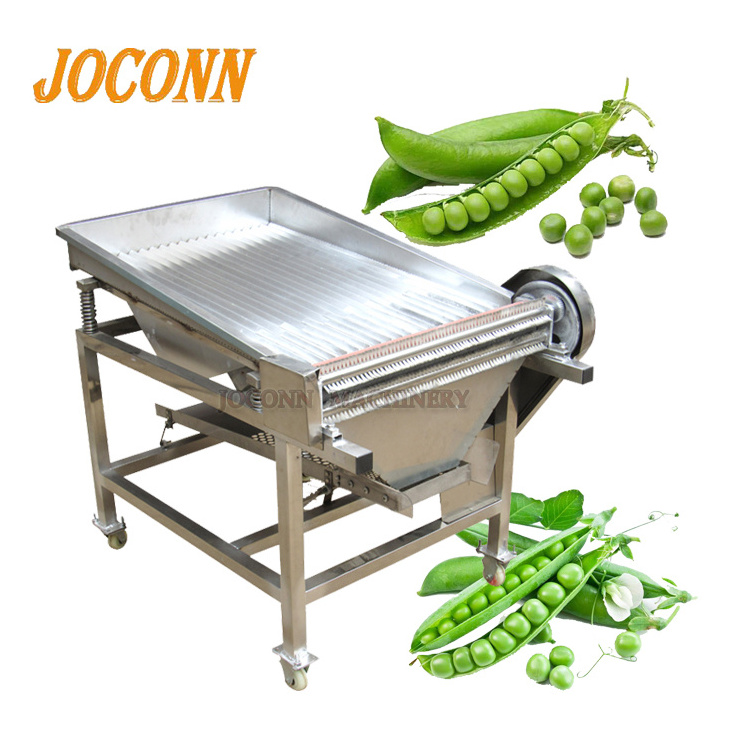 Electric edamame bean dehulling machine / easy operation pigeon peas sheller / commercial pea shellers for sale