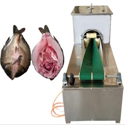 Automatic Electrical Fish Cleaning Machine Fish Belly Splitting Cutting Filleting Killing Machine