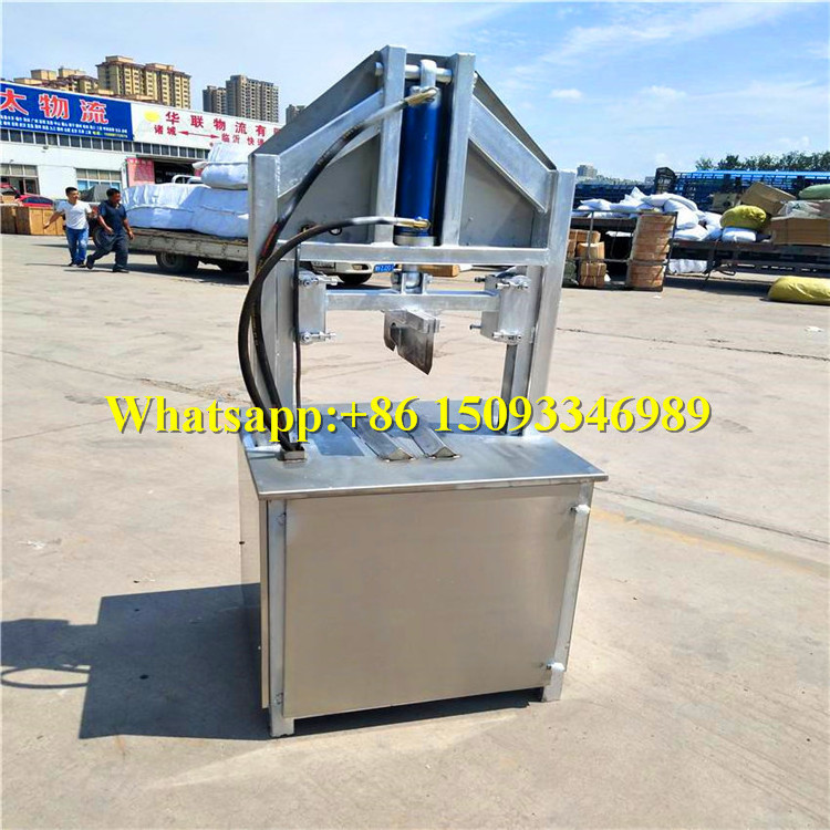 high capacity cattle head cutting slaughtering machine/ pig head half splitting separating machine/ sheep head splitter machine