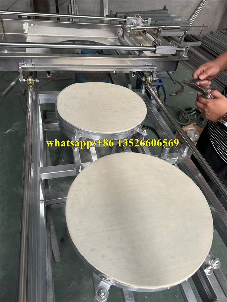 Commercial manual dosa bake machine/Automatic round square tortilla machine/Ethiopian thin pancake enjera making machine