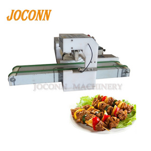 Automatic doner souvlaki skewer machine/ satay meat skewer wearing machine/ chicken kebab string wearing machine with best price