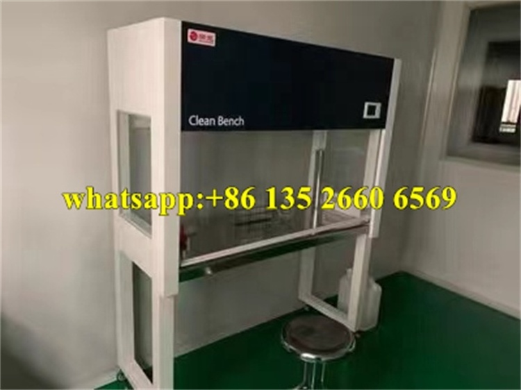 Clean room work bench vertical stainless steel laminar flow hood air flow cabinet laminar clean bench for lab hospital