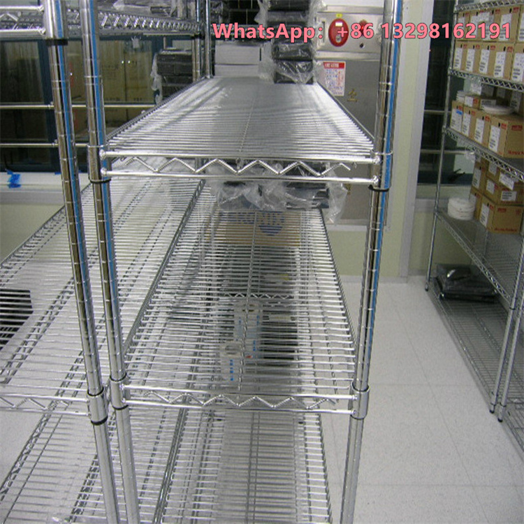 Factory Direct Sale 6 Tiers Chrome Mushroom Growing Shelves Metal Mushroom Racks Growing Shelves