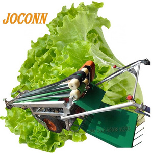 Factory direct sales Mini Coriander Parsley Leek Harvester Self-propelled Vegetable Cutting Harvesting Machine for sale