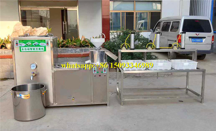 Commercial Soybean  Milk Boiler Grinder/ Soymilk Grinding Tofu Maker/ Tofu press Making Equipment Machine Price For Sale