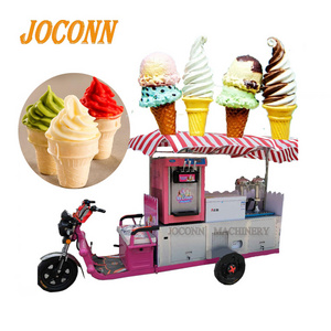 Gelato Popsicle Refrigerator trailer/Outdoor Ice Cream Truck cart/street mobile ice lolly vending cart Cooling kiosk for sale