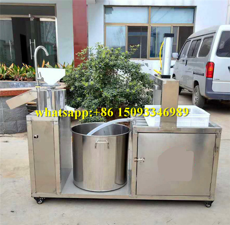 Commercial Soybean  Milk Boiler Grinder/ Soymilk Grinding Tofu Maker/ Tofu press Making Equipment Machine Price For Sale