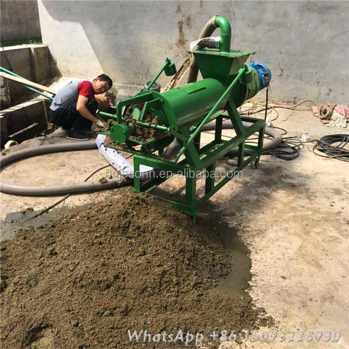 Screw Press Dairy chicken Cow Dung Solid Liquid Manure Separator Dewatering Machine for  Organic Fertilizer