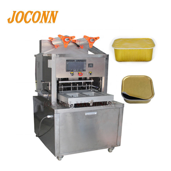 Olive dish plastic cup vacuum packing machine/ Cherry plastic trays sealer machine/ Luncheon meat box packing sealing machine