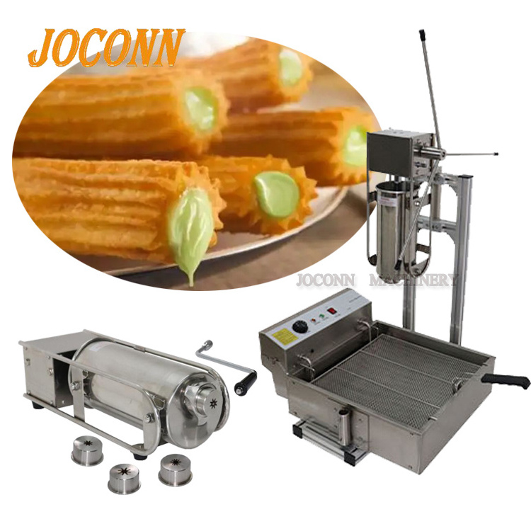 manual Spanish Churros  fritter making machine/mini electrical churro machine/Latin fruit donut churros Maker fryer