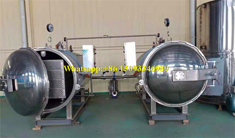 Horizontal Sterilization Pot Hot Water Immersion Retort /Industrial Food Autoclaves/Best quality mushroom pressure sterilizer