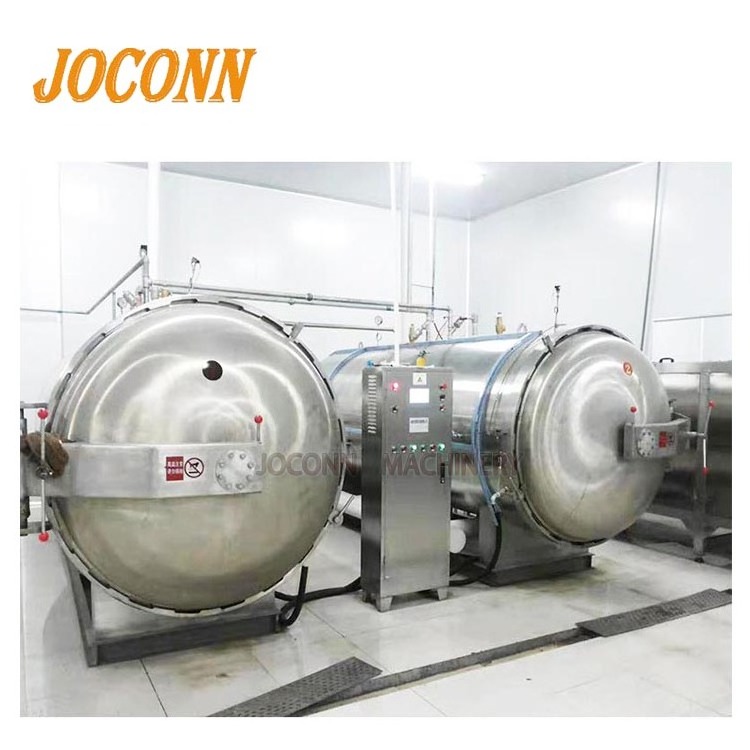 Horizontal Sterilization Pot Hot Water Immersion Retort /Industrial Food Autoclaves/Best quality mushroom pressure sterilizer