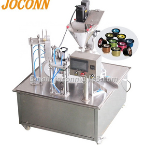 Fully Automatic Nespresso K cup Coffee Capsules Filling Sealing Machine/  Capsule coffee Filling Machine  nespresso