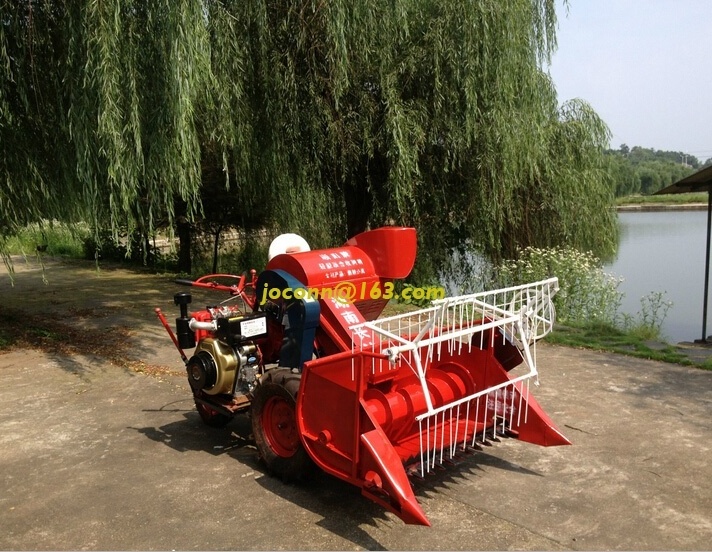 Power tiller binder  tractor operated paddy wheat reaper combine harvester for sale