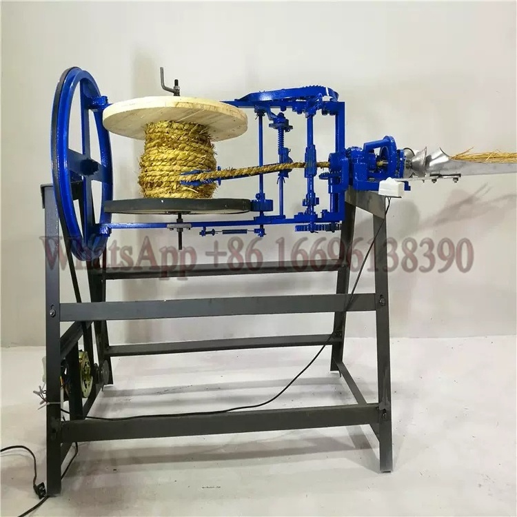 made in china sisal fiber rope making machine straw rope braiding machines straw rope knitting twisting machine