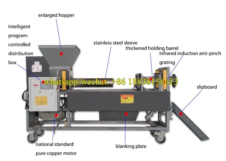 Shiitake mushroom substrate growing bag filler filling machine Mushroom substrate bagger mushroom bagging machine for square bag