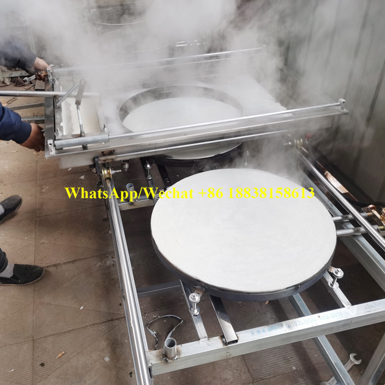 2-6pan commercial flat Bread Chapati Roti machine/Injera Making Machine Automatic Round /Dosa spring roll injera Wrapper Machine