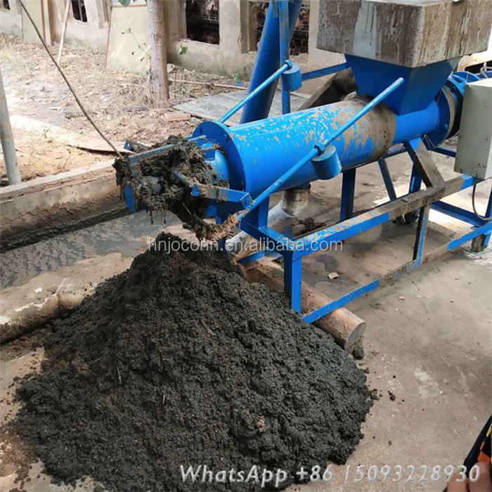 Screw Press Dairy chicken Cow Dung Solid Liquid Manure Separator Dewatering Machine for  Organic Fertilizer