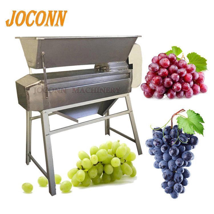 electric grape crusher with stem separator /grape destemmer/ grape stem removing machine price