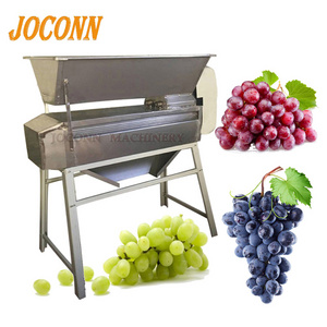 electric grape crusher with stem separator /grape destemmer/ grape stem removing machine price