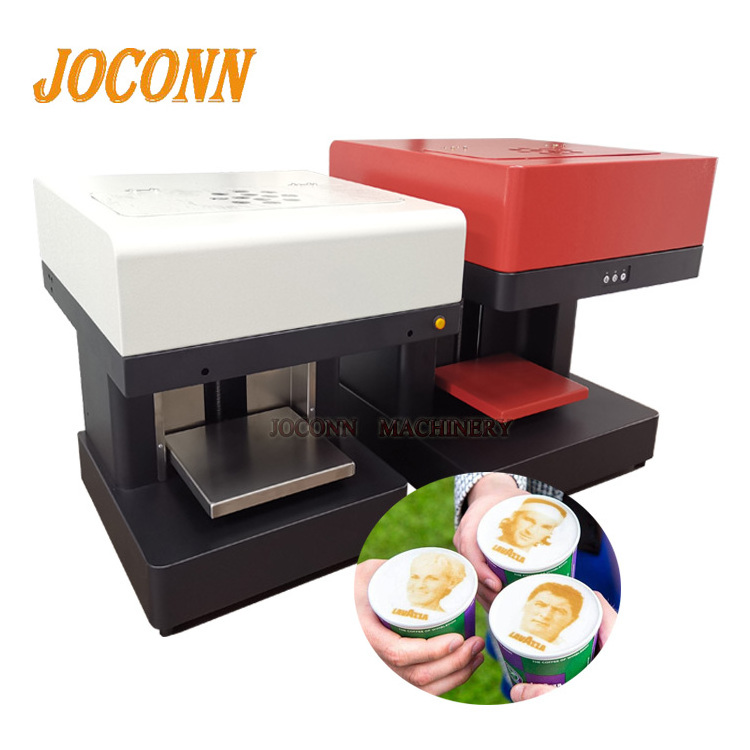 portable sweets dessert printer machine/coffee milky tea latte art edible ink printer/birthday cake cookie 3d printing machine